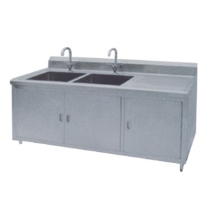 Double washing tank