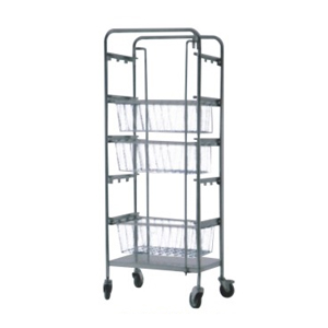 Single-row net type storage shelf